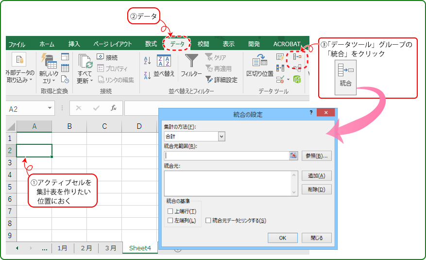 Excel活用術 統合 を使えば複数のシートやブックに分散したデータが一つの集計表になる 第26回 バックオフィス効率化 弥報online