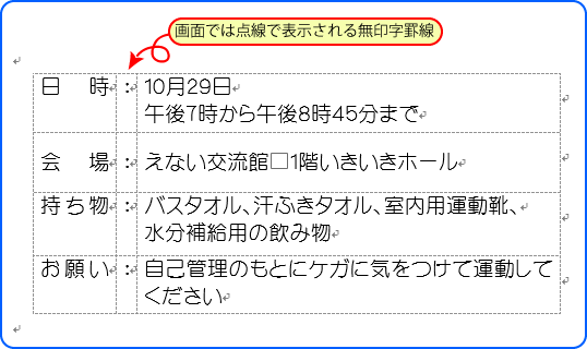 Word活用術 わりと便利な見えない罫線 第15回 バックオフィス効率化 弥報online