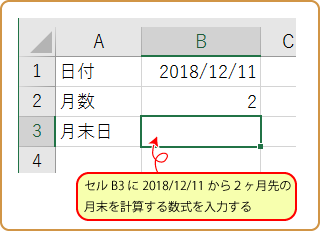 Excel活用術 月末が簡単に計算できるexcelのeomonth関数 第28回 バックオフィス効率化 弥報online